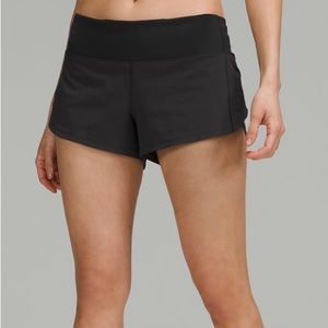Lululemon Speed up shorts 2.5 inseam black